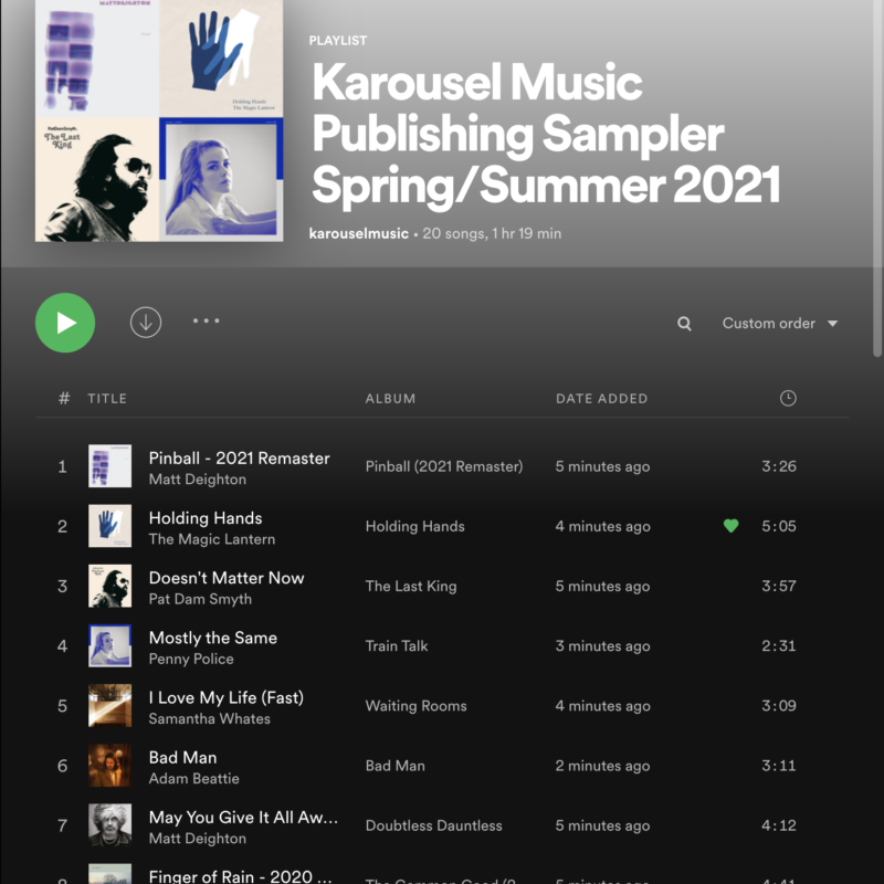 Karousel Publishing Sampler Spring/Summer 2021